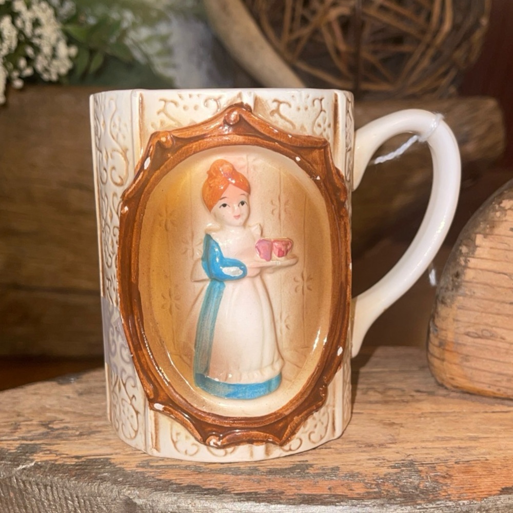 Sears and Roebuck Coffee Mug 1978 Japan Country Kitchen 3 5/8"